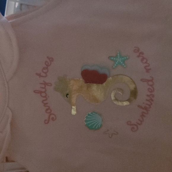 Baby Starters sz 3 months Seahorse 4 piece set new with tags infant WK7 - Picture 2 of 3